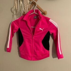 Puma hot pink jacket size 3t